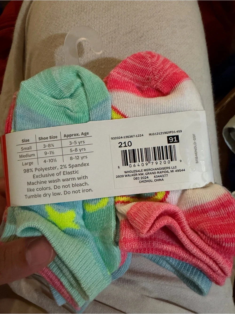 Falls Creek Girls' Pink Low Cut Socks - 10 Pair